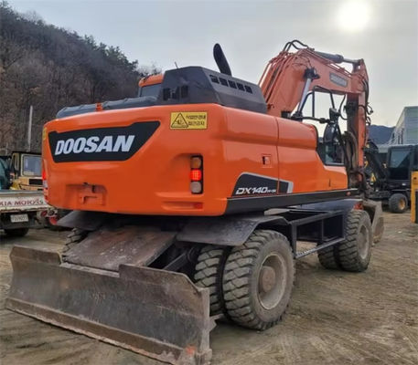 Oryginalny koreański używany Doosan DH140W z dobrym stanem koparki kołowej