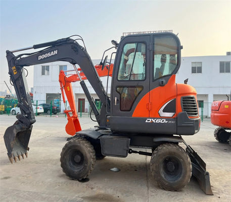 Używany grabarz hydrauliczny Doosan Wyposażony grabarz 7530 mm promieniowanie