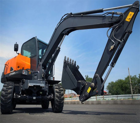 Maksymalna wysokość zrzucania 4065 mm Używany koparz Doosan z długością ramienia 2,9 metra