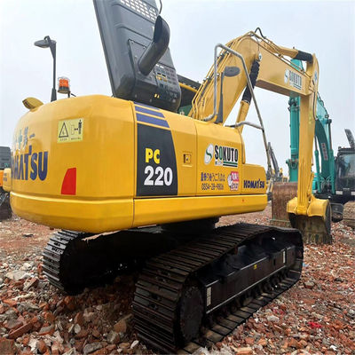 Japońskie używane Komatsu PC220-8 ręczne hydrauliczne koparki Komatsu 55 koparki