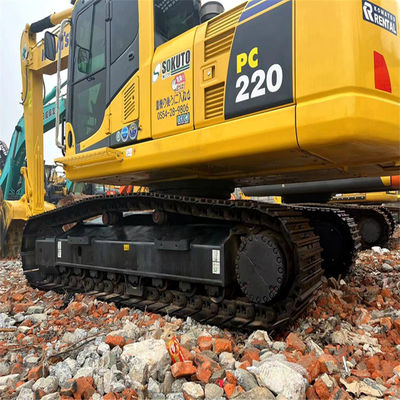 Japonia Używany Komatsu PC220 2-8 Średnia koparka 22tonowa z drugiej ręki Komatsu Earth Moving Digger Maszyna budowlana