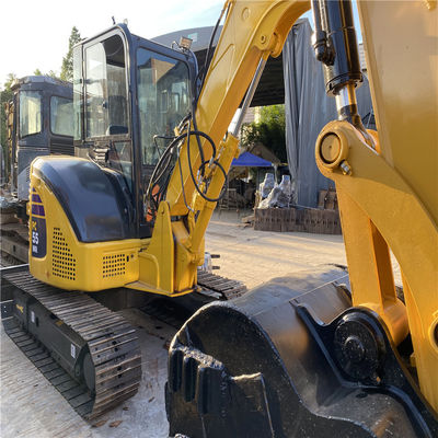 Oryginalny, fabrycznie wykonany Koparnik Komatsu PC55 5 ton Mały, używany Koparnik Komatsu