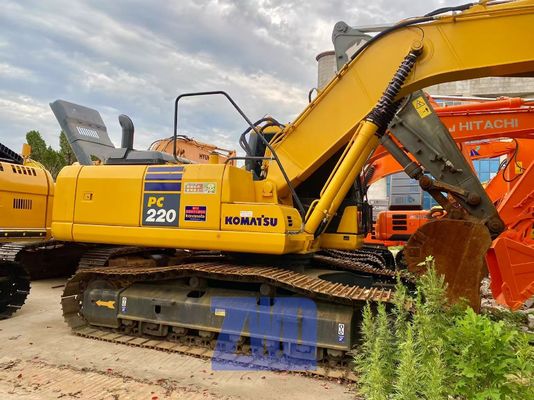 Używana koparka Komatsu PC220 22TON 22 tony Maszyna budowlana z silnikiem i głównymi komponentami przekładni