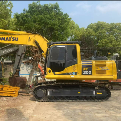 Używana koparka gąsienicowa Komatsu Pc200, hydrauliczna, 20 ton, mini