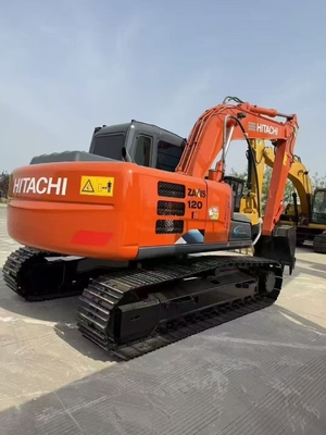 Używana japońska koparka gąsienicowa Hitachi ZX120 z 2022 roku z CE EPA, główne komponenty obejmują silnik, pompę i opcje.