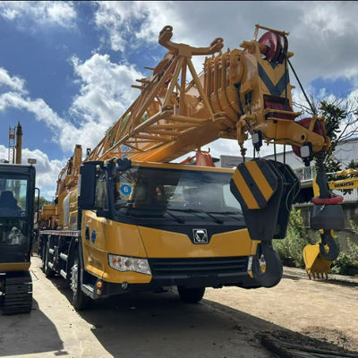 Sprzedaż hydrauliczna Teleskopowy łom używany mobilny ciężarówka żuraw Fabryka autoryzowana dobra cena 25 ton ciężarówka 48,5m wysokość podnoszenia